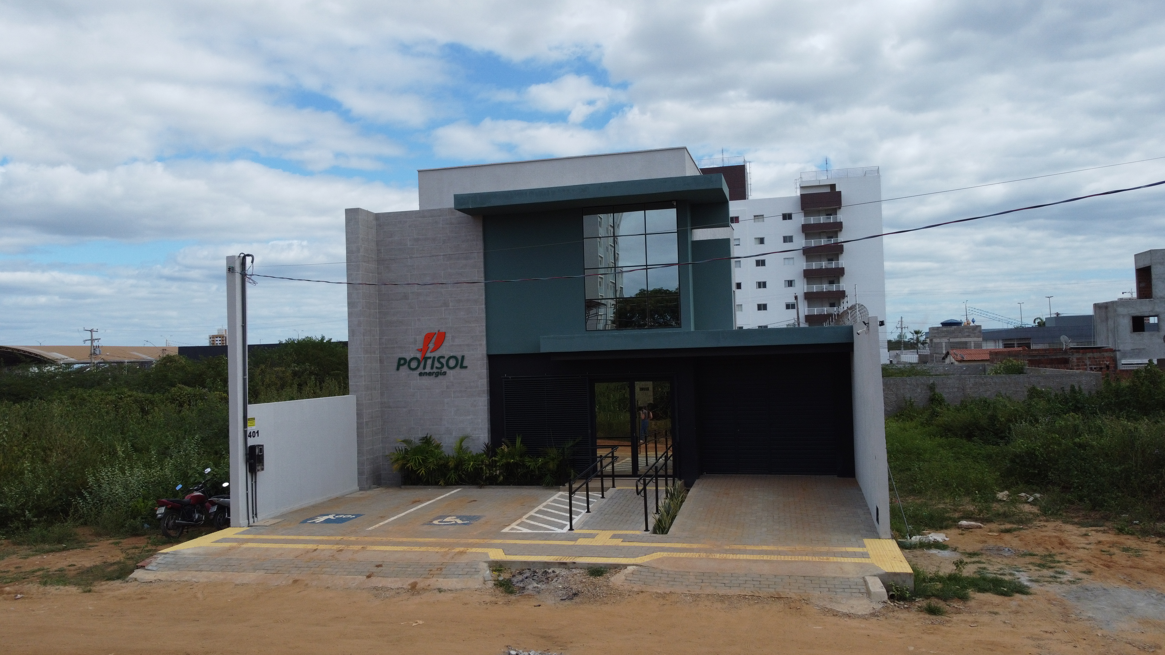 Fachada da sede da Potisol Energia em Mossoró/RN