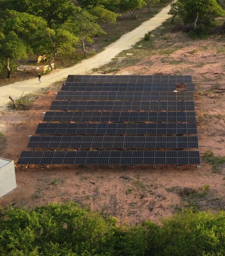 Usina solar do projeto Laguna Park I, em Aracati/CE