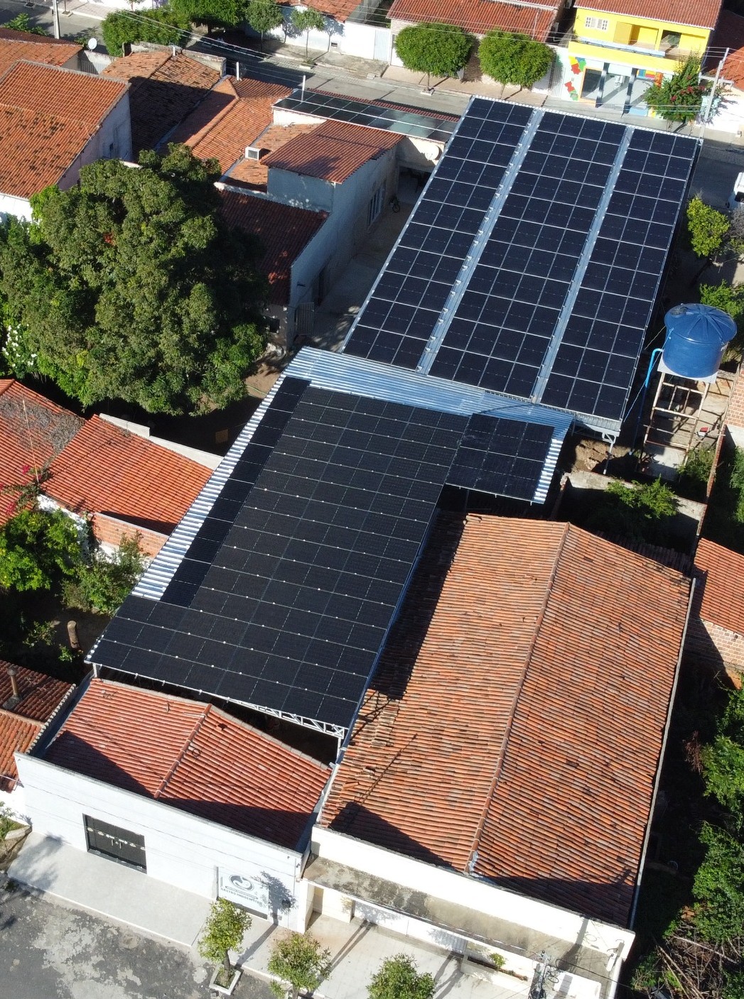 Sistema fotovoltaico do projeto Massas Taboleiro I, em Taboleiro Grande/RN