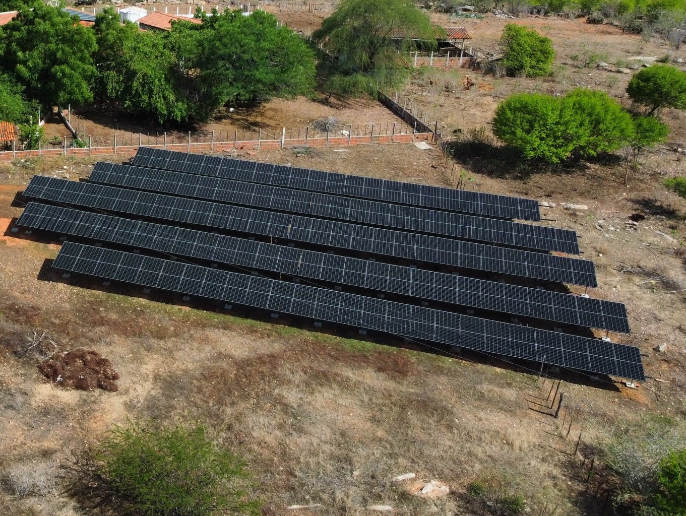 Usina solar do projeto Umari I, em Upanema/RN