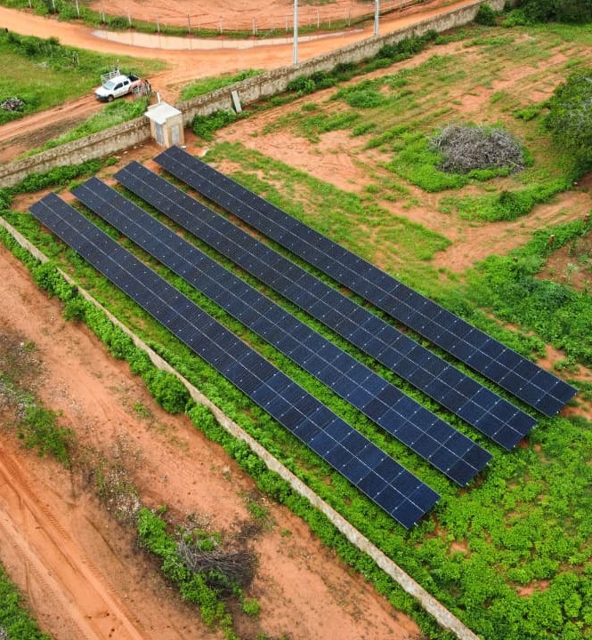 Usina solar do projeto Vila Amazonas II, em Serra do Mel/RN
